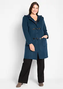 Manteau duffle-coat en laine mélangée, bonprix