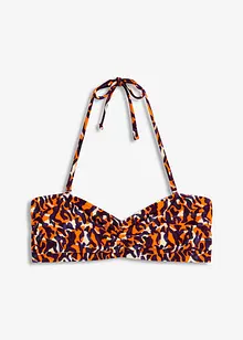 Bandeau-Bikinioberteil mit abnehmbaren Trägern, bonprix