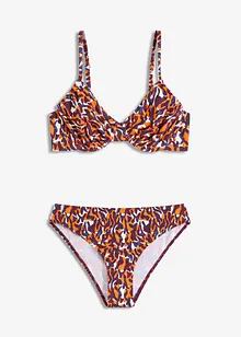 Bügel-Bikini (2-tlg.Set) mit hohem Beinausschnitt, bonprix