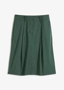 Midirock aus Baumwoll-Popeline, bonprix