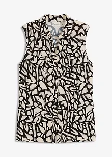 ärmelloses Poloshirt mit Raffung, bonprix