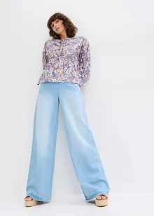 Blouse en jersey avec laçage, bonprix
