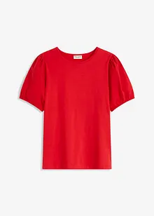 Jerseyshirt mit Ärmeln aus Baumwollpopeline, bonprix