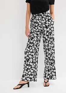 Palazzo-Hose aus strukturiertem Material, bonprix