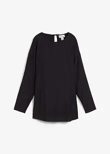 Oversized Tunikabluse aus strukturiertem Crinkle-Viskose-Mix, bonprix