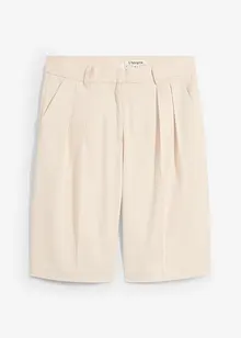 Bermuda mit Bundfalten aus Viskose-Mix, bonprix