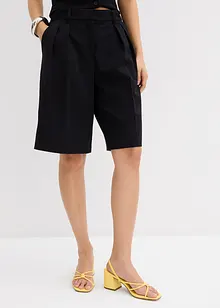 Bermuda mit Bundfalten aus Viskose-Mix, bonprix