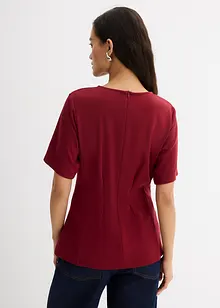 Tailliertes Shirt aus bequemen Punto di Roma, bonprix