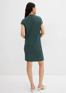 Minikleid aus strukturiertem Crêpe, bonprix