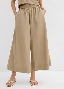 Weite Culotte aus reiner Baumwolle, bonprix