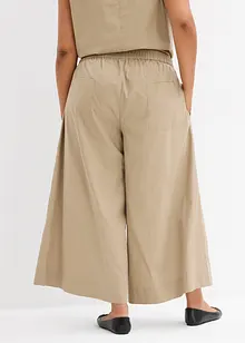 Weite Culotte aus reiner Baumwolle, bonprix