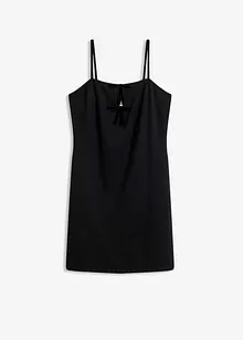 Minikleid mit Fake-Leather-Detail, bonprix