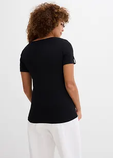 Henleyshirt aus reiner Bio-Baumwolle, bonprix