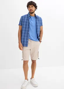 Bermuda cargo à taille élastiquée, Regular, bonprix