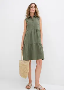 Tunika-Kleid aus luftigem Musselin, bonprix