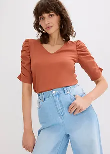 Shirt mit Puffärmeln, bonprix