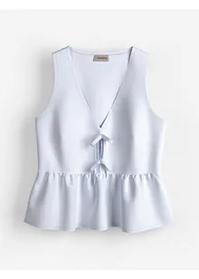 Blouse sans manches rayée, bonprix