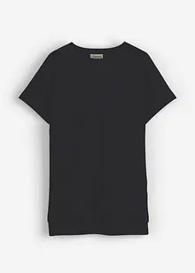 Vokuhila-Shirt aus schwerem Baumwoll-Jersey, bonprix