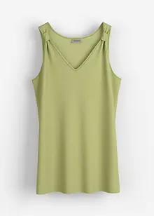 Long-Top aus Viskose-Leinen-Mix, bonprix