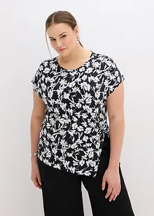 T-shirt avec effet noué, bonprix