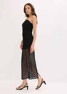 Off-Shoulder-Kleid mit Spitze, bonprix