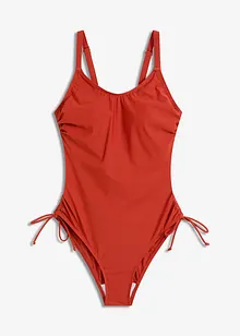Maillot 1 pièce sculptant avec laçages, bonprix
