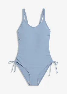 Maillot 1 pièce sculptant avec laçages, bonprix