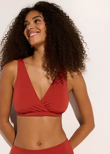 Haut de bikini brassière avec col en V, bonprix
