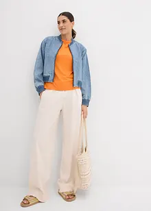 T-Shirt aus fließender Viskose, bonprix