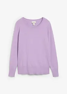 Basic Pullover mit recycelter Baumwolle, bonprix