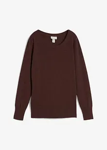 Basic Pullover mit recycelter Baumwolle, bonprix