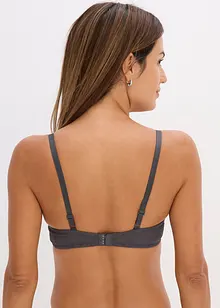 Schalen-BH ohne Bügel mit zarter Spitze, bonprix