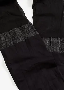 Overknee Strumpfhose 70den mit Glitzerrand mit recyceltem Polyamid, bonprix