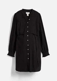 Umstandsblusenkleid aus weichem Baumwoll-Musselin, bonprix
