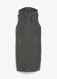 Doudoune longue sans manches, bonprix