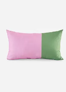 Coussin bicolore, imprimé color-block, bonprix