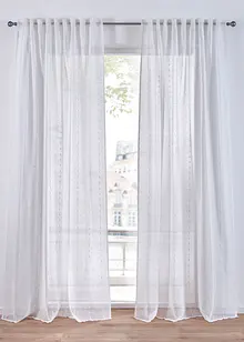 Rideau à rayures tissées (1 pce), bonprix