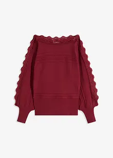 Pull fluide en fine maille de viscose mélangée, bonprix