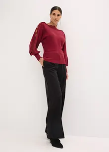 Pull fluide en fine maille de viscose mélangée, bonprix