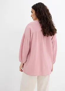 Oversize-Bluse aus Musselin, bonprix