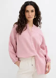 Oversize-Bluse aus Musselin, bonprix