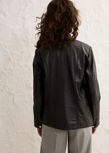 Veste en cuir nappa d’agneau, bonprix