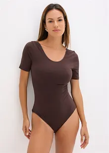 Halbarm Body mit Baumwolle, bonprix