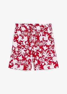 Weite Viskose Shorts mit High-Waist-Bequembund, bonprix