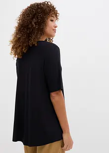 T-shirt long en viscose douce, bonprix