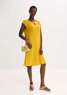 Oversize-Kleid aus strukturiertem Crêpe, bonprix