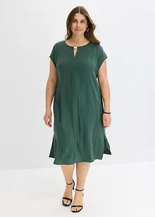 Robe en matière texturée, bonprix