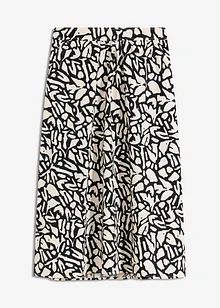 Jupe midi en popeline de coton, bonprix