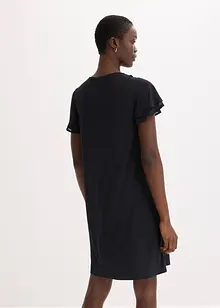 Robe en jersey à manches en crêpe, bonprix