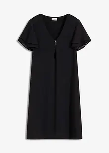 Robe en jersey à manches en crêpe, bonprix